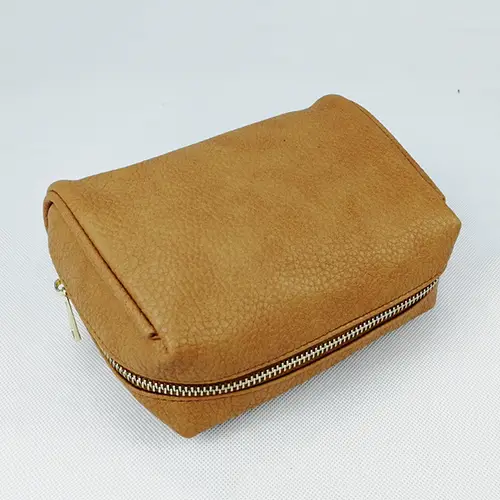 Customized Classica Professional Makeup Case PU Leather Promotional Small Cosmetic Bags 